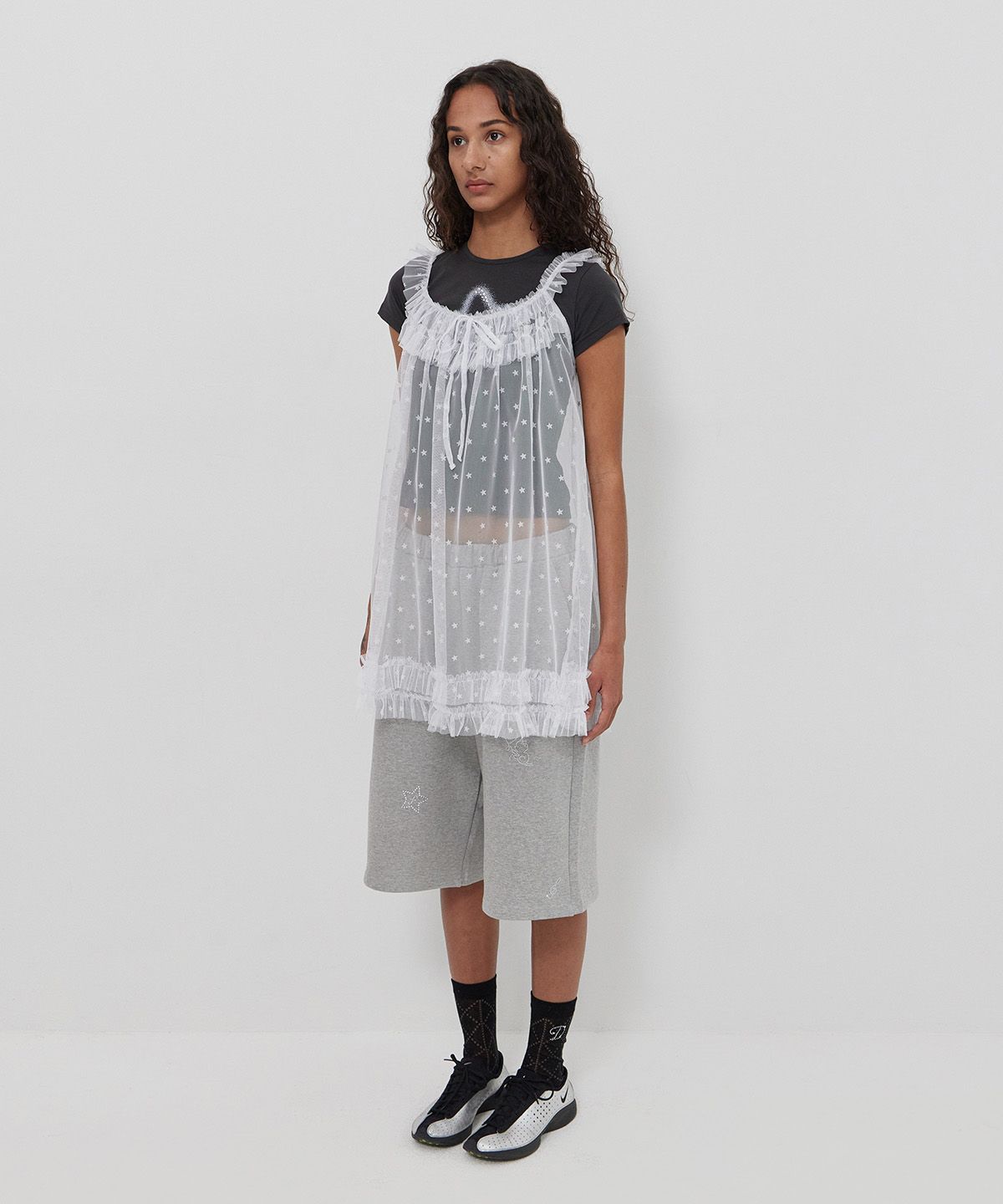 【FOGDAWN】STARRY FRILL LAYERED DRESS MUSINSA | FOGDAWN Starry Frill Layered Dress (white)