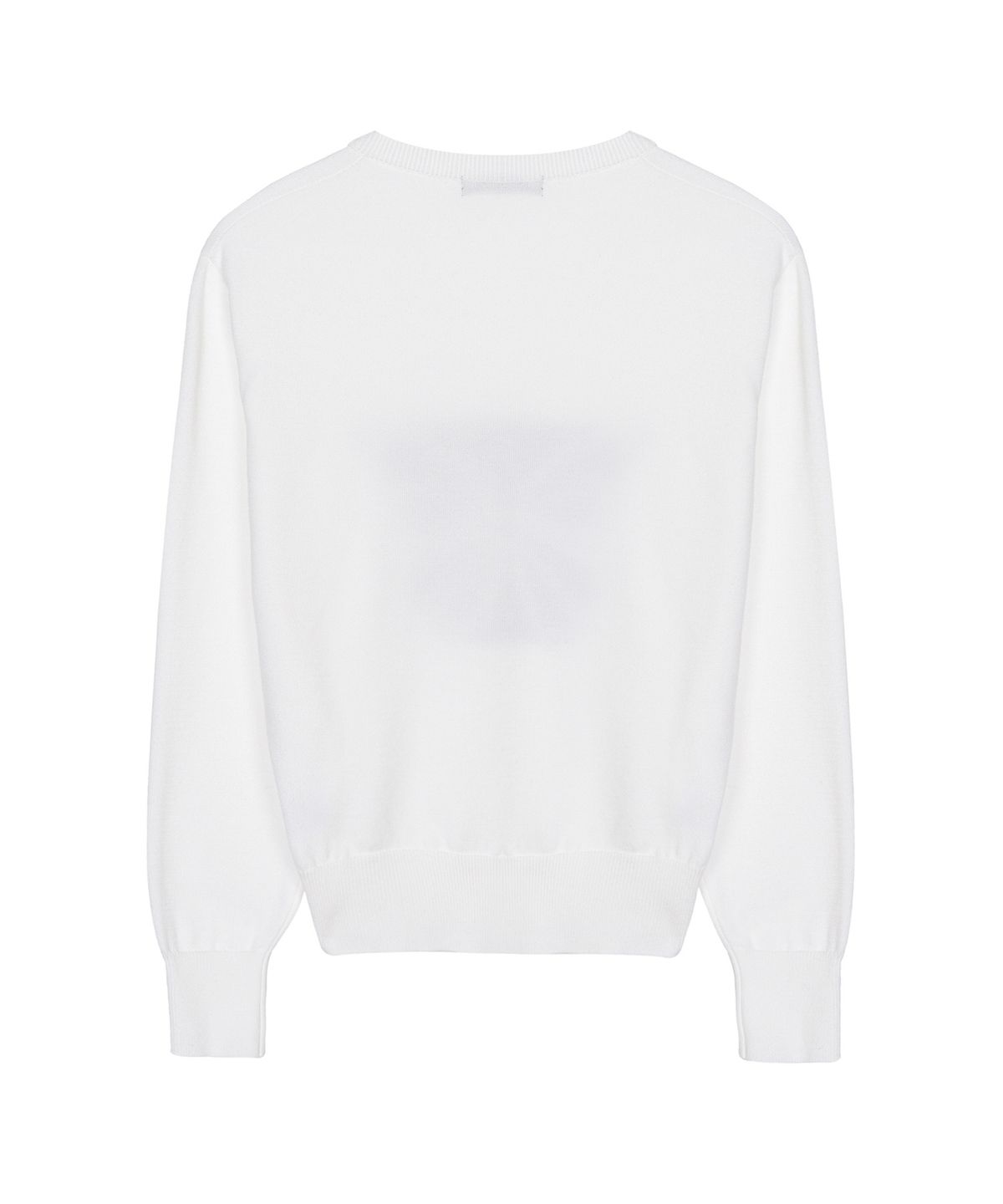 닉앤니콜(NICK&NICOLE) BUTTERFLY V NECK JACQUARD KNIT_IVORY
