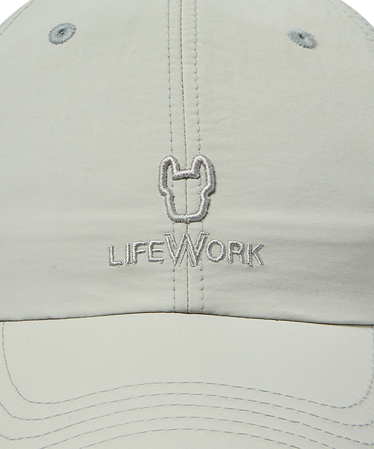 라이프워크(LIFEWORK) 라독 로고 볼륨 자수 와샤 소프트 볼캡