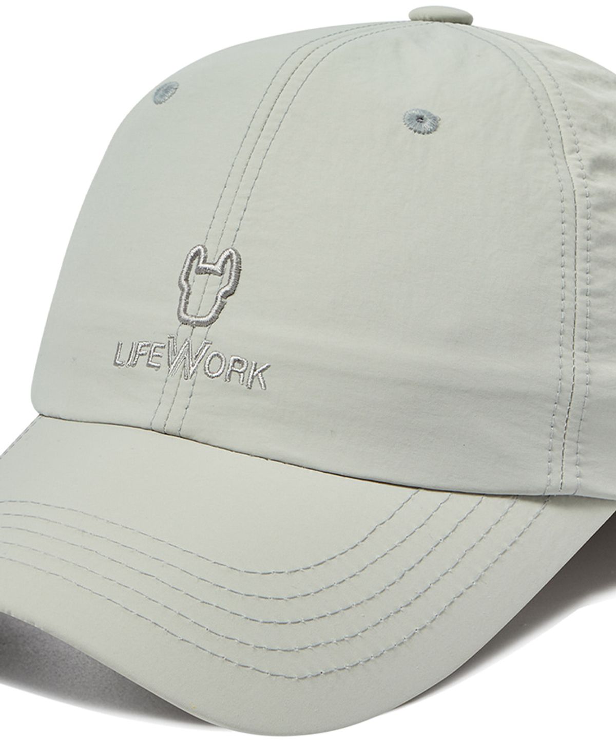 라이프워크(LIFEWORK) 라독 로고 볼륨 자수 와샤 소프트 볼캡