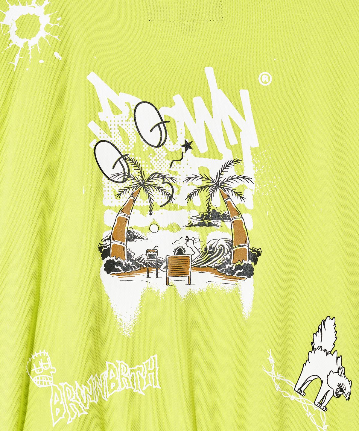브라운브레스 키즈(BROWNBREATH KIDS) KIDS MESH HOOD JACKET - LIME