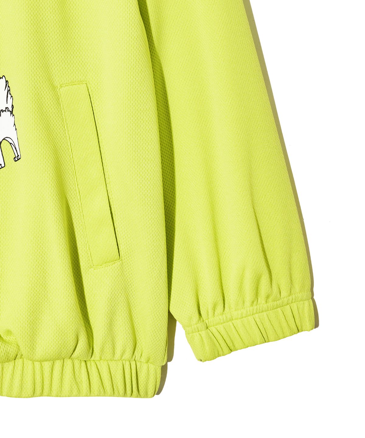 브라운브레스 키즈(BROWNBREATH KIDS) KIDS MESH HOOD JACKET - LIME