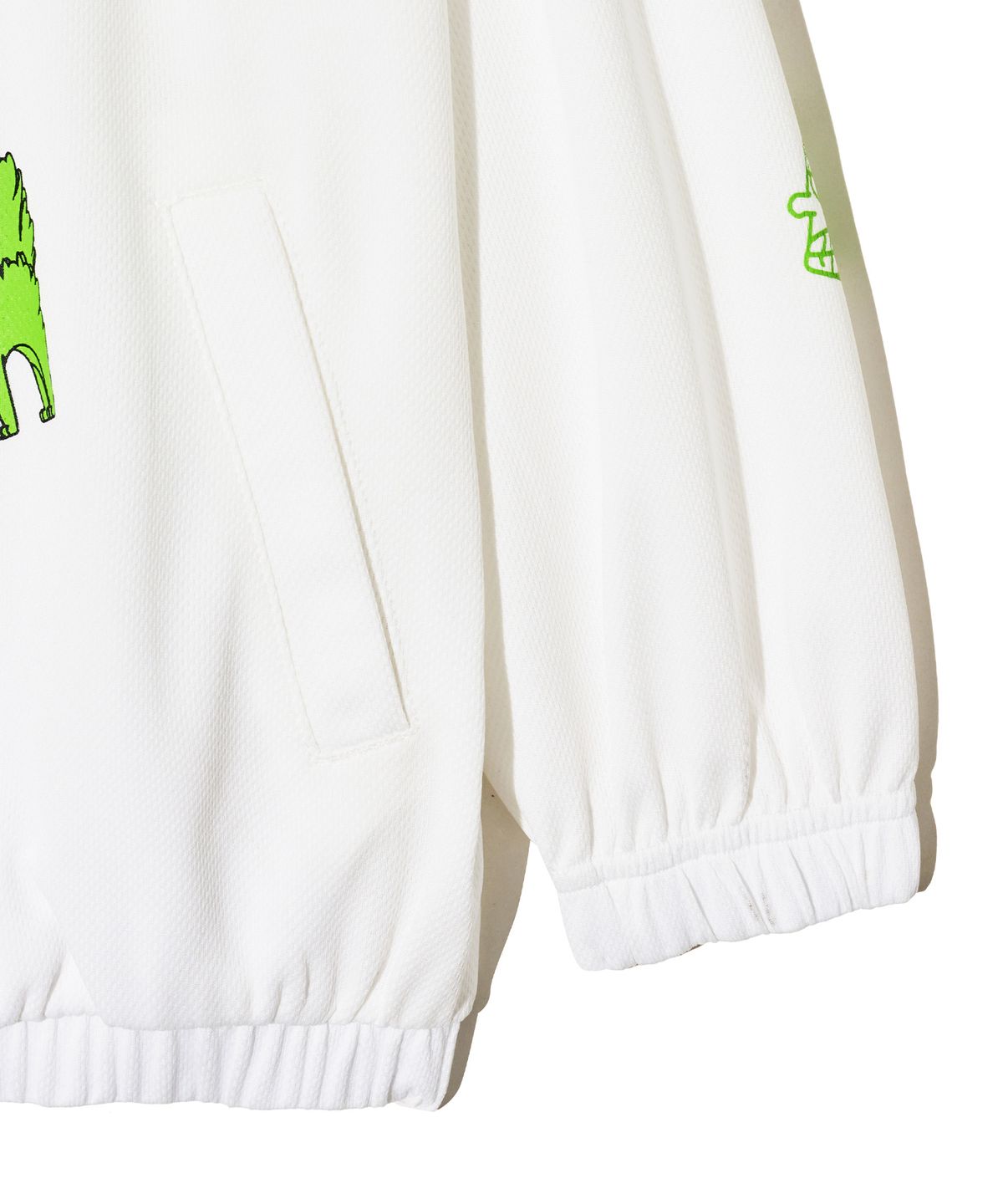 브라운브레스 키즈(BROWNBREATH KIDS) KIDS MESH HOOD JACKET - WHITE