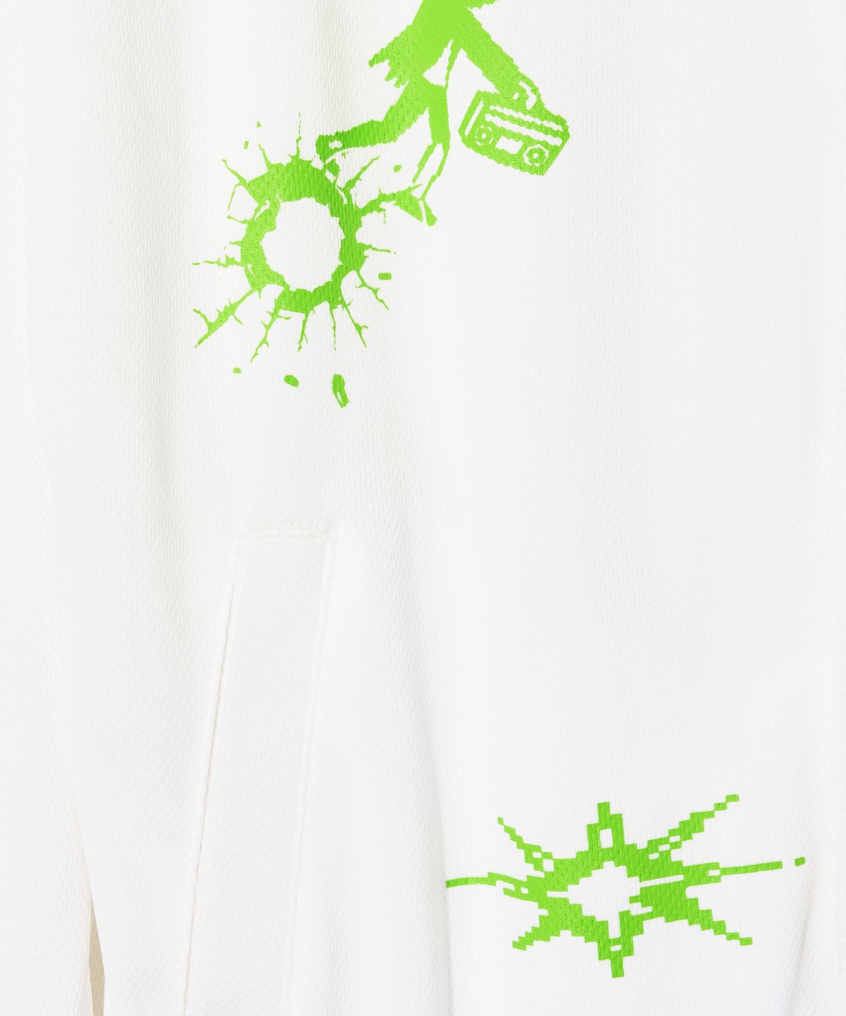 브라운브레스 키즈(BROWNBREATH KIDS) KIDS MESH HOOD JACKET - WHITE