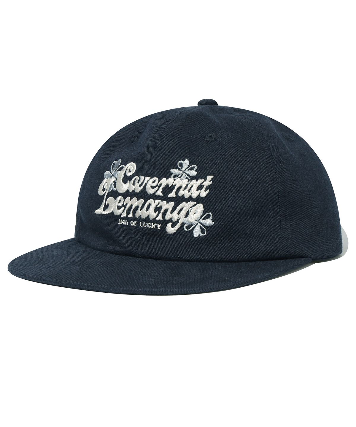 커버낫 우먼(COVERNAT WOMAN) [커버낫X르망고] 평챙 볼캡 Navy