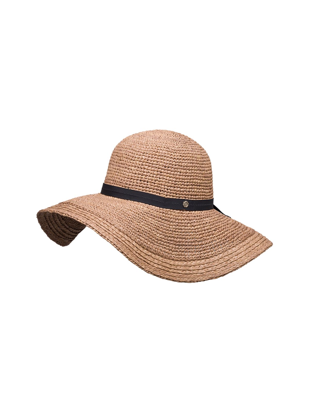 브라운햇(BROWNHAT) 비스킷 와이드 스트로 햇