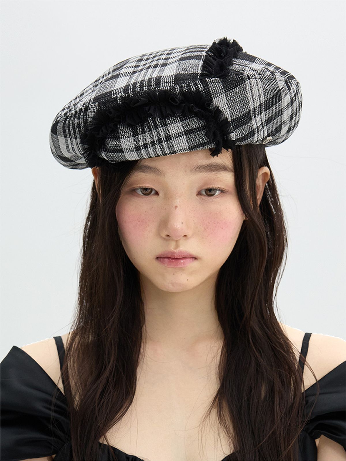 브라운햇(BROWNHAT) 레이스 포인트 베레