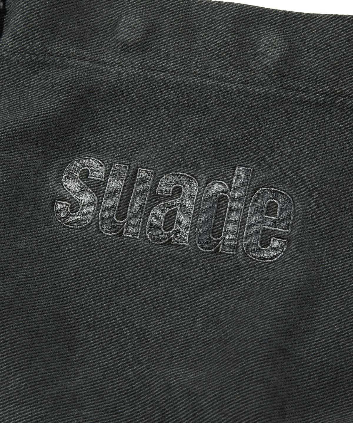 스웨이드(SUADE) WASHED BIG TOTE BAG [PIGMENT BLACK]