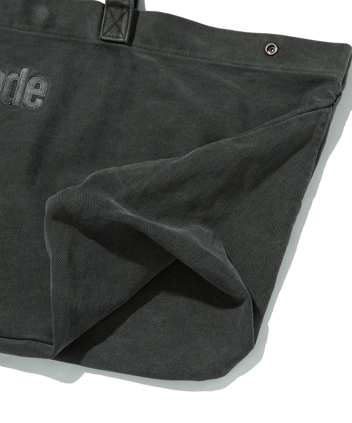 스웨이드(SUADE) WASHED BIG TOTE BAG [PIGMENT BLACK]