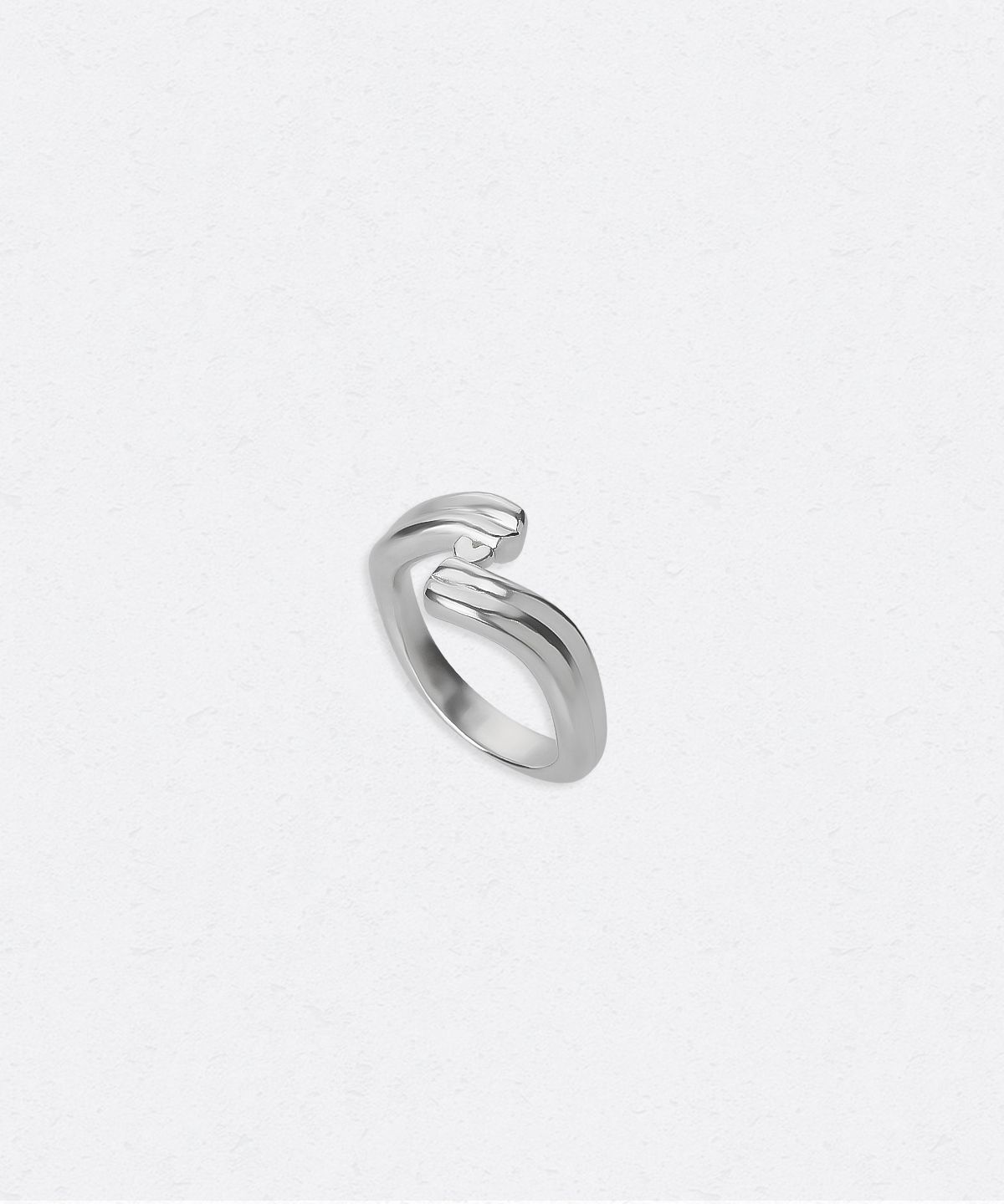 유네(YUNE) Heart Flow Ring_[Silver]