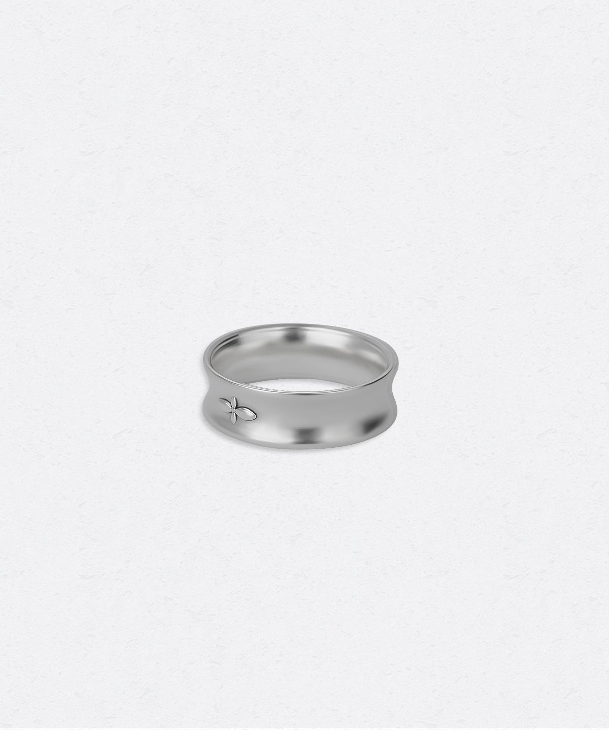 유네(YUNE) Yune Curved Unity Ring_[Silver]
