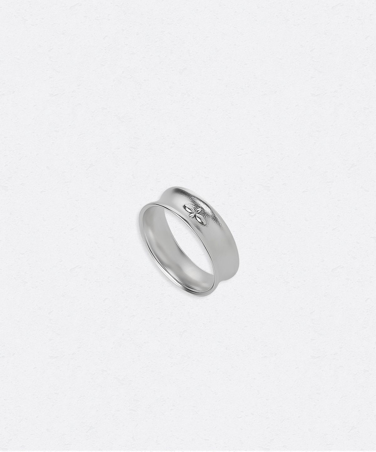유네(YUNE) Yune Curved Unity Ring_[Silver]