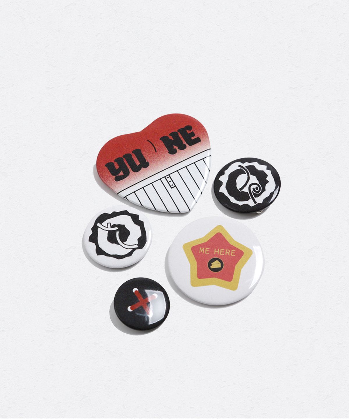 유네(YUNE) Tiny Icons Pin Set