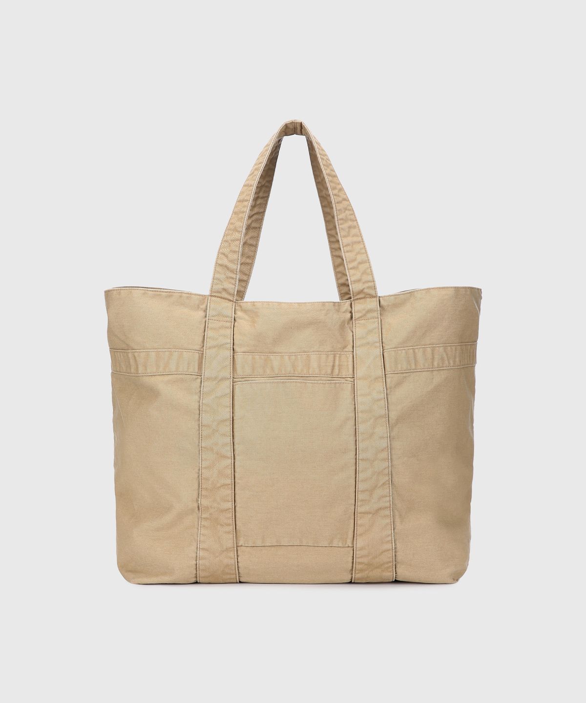 다이브인(DIVEIN) WASHED JUMBO TOTE BAG (BEIGE)