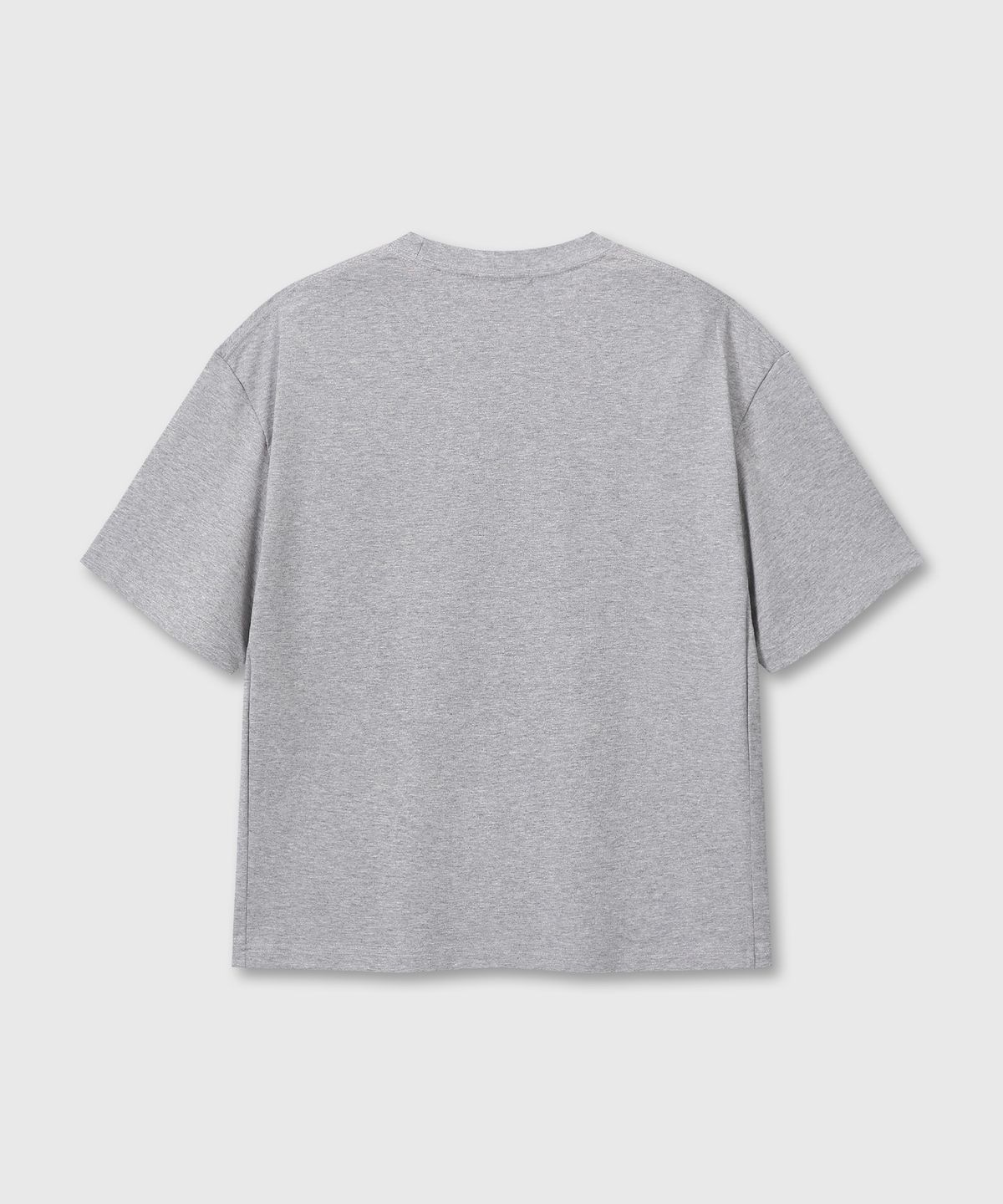 다이브인(DIVEIN) UNIFORM CROP T-SHIRTS (MELANGE GRAY)