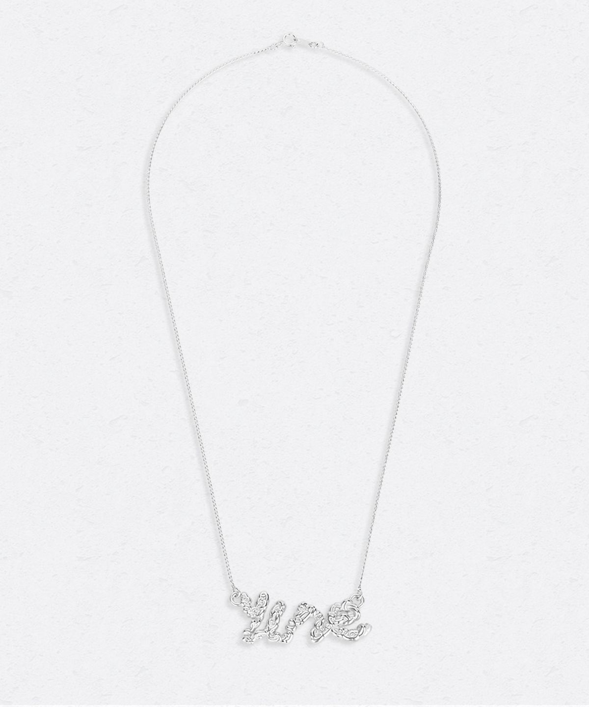 유네(YUNE) Thread Logo Necklace_[Silver925]