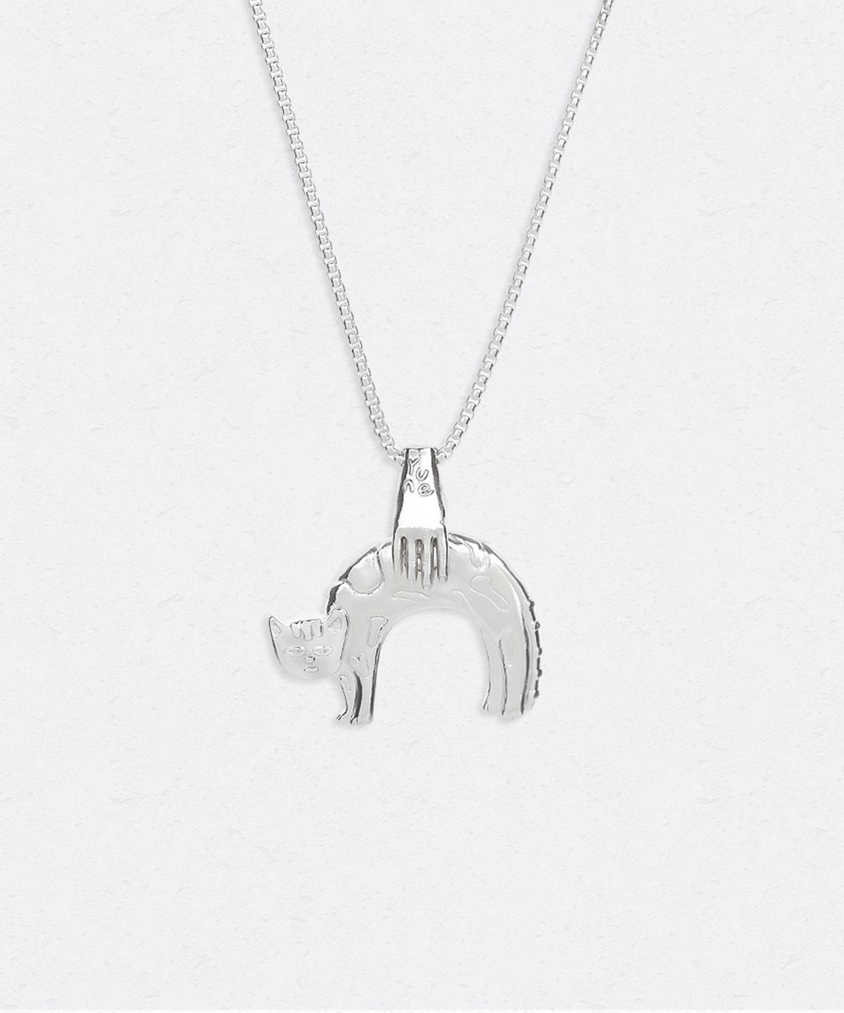 유네(YUNE) Hold Cat Necklace_[Silver925]