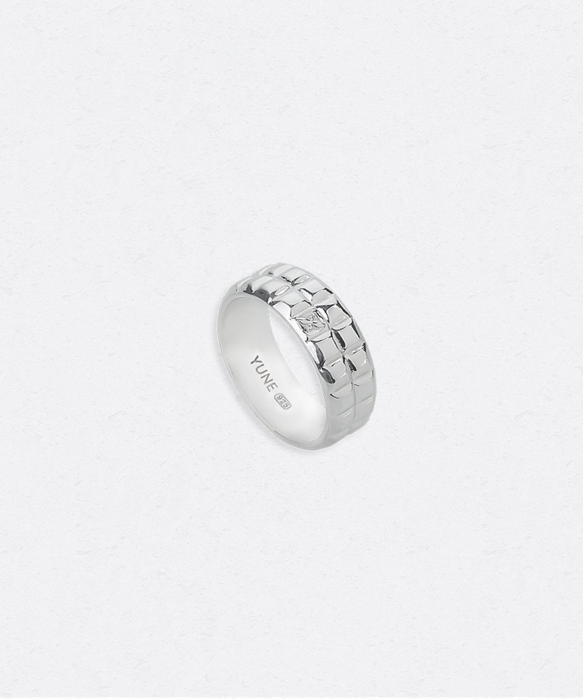 유네(YUNE) Cushion Band Ring_[Silver925]
