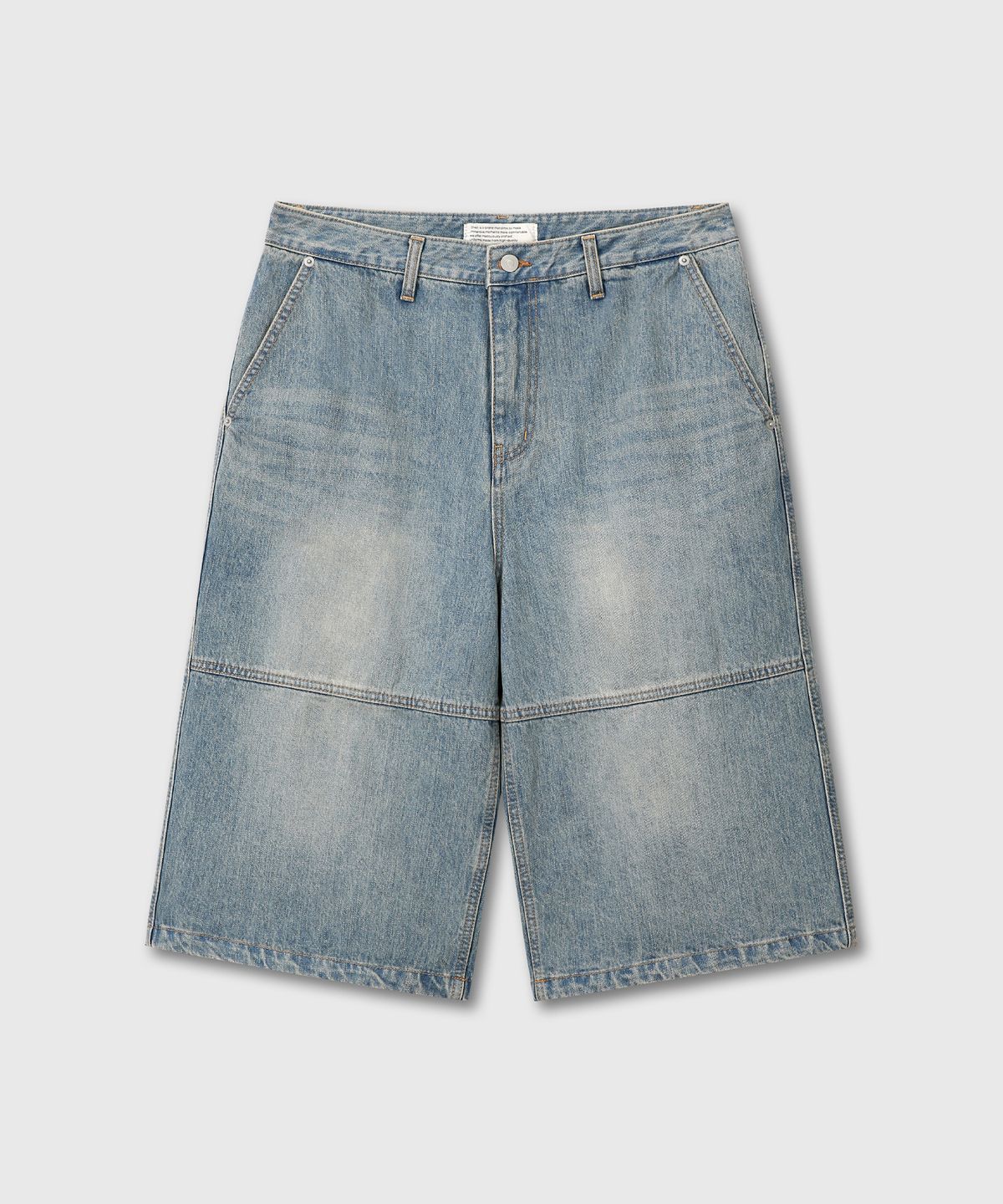 다이브인(DIVEIN) DENIM BURMUDA WORK PANTS (WASHED BLUE)