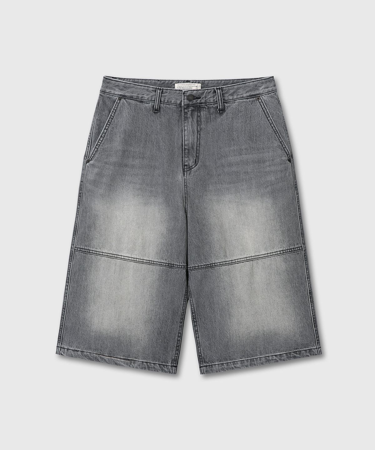 다이브인(DIVEIN) DENIM BURMUDA WORK PANTS (WASHED BLACK)