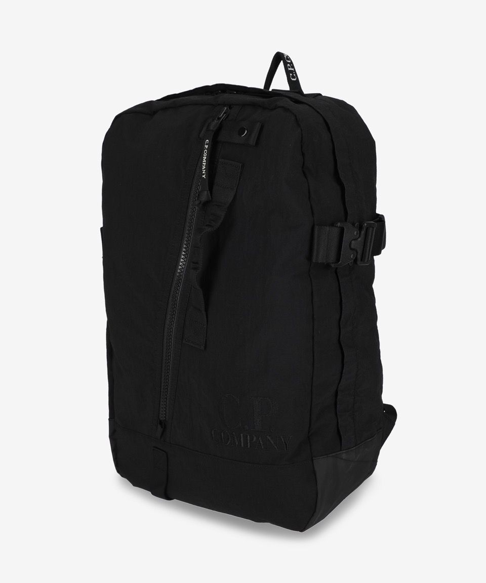 MUSINSA | CP Company Logo Embroidered Travel Backpack - Black