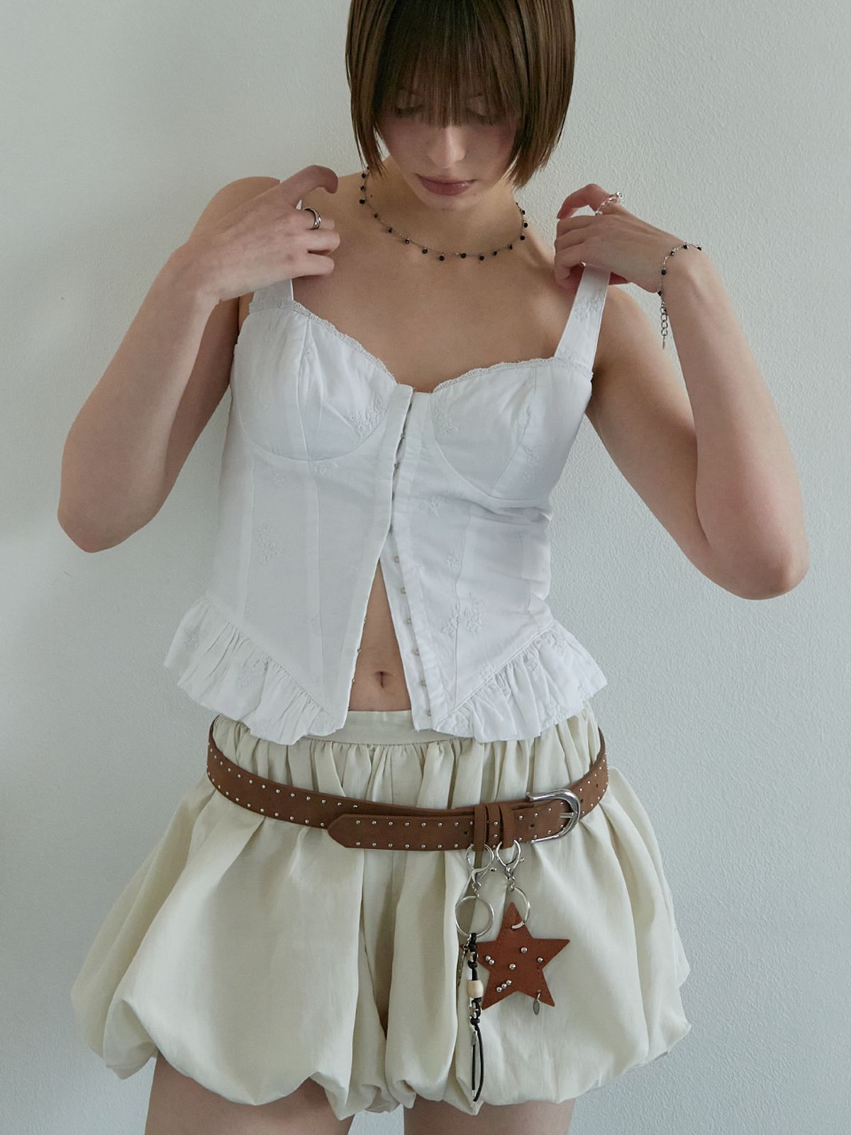 애플파이오더(APPLE PIE ORDER) Boho Crystal Chain B.