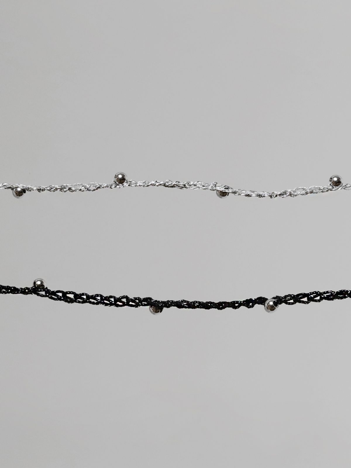 애플파이오더(APPLE PIE ORDER) Crochet Silver Ball B.(2color)