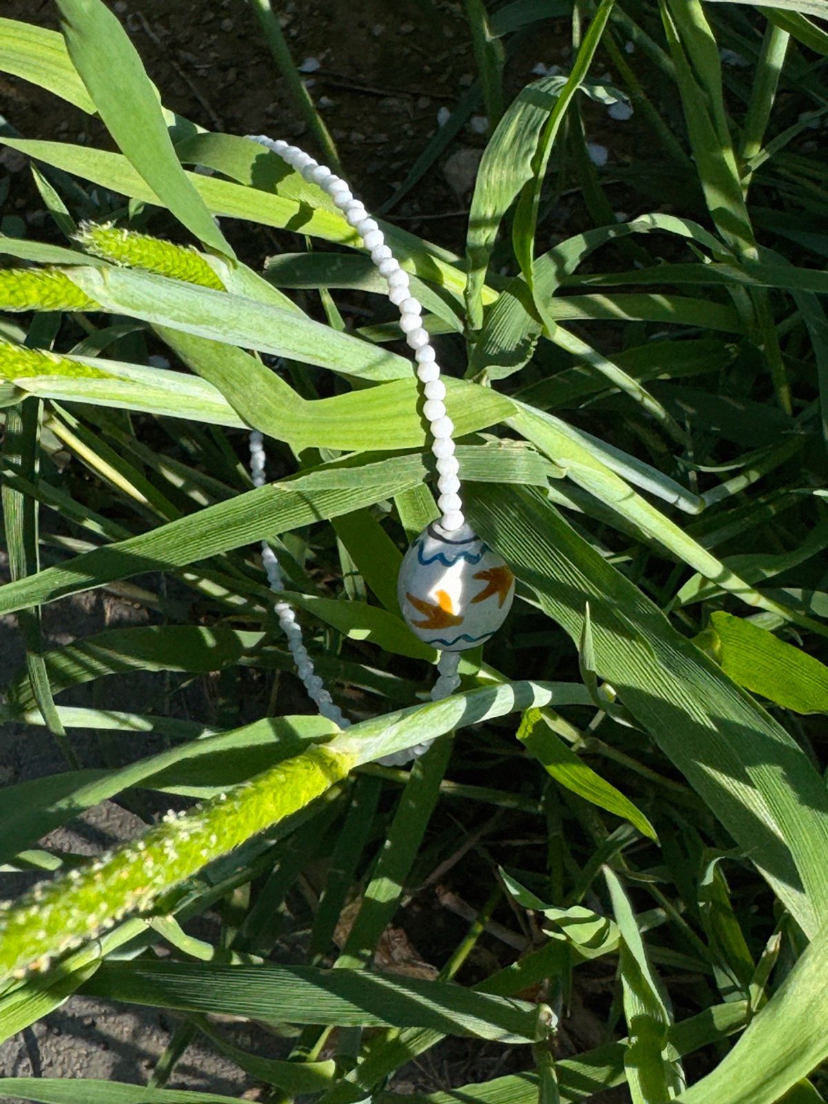 애플파이오더(APPLE PIE ORDER) Boho Ceramic Beads Choker.(2color)