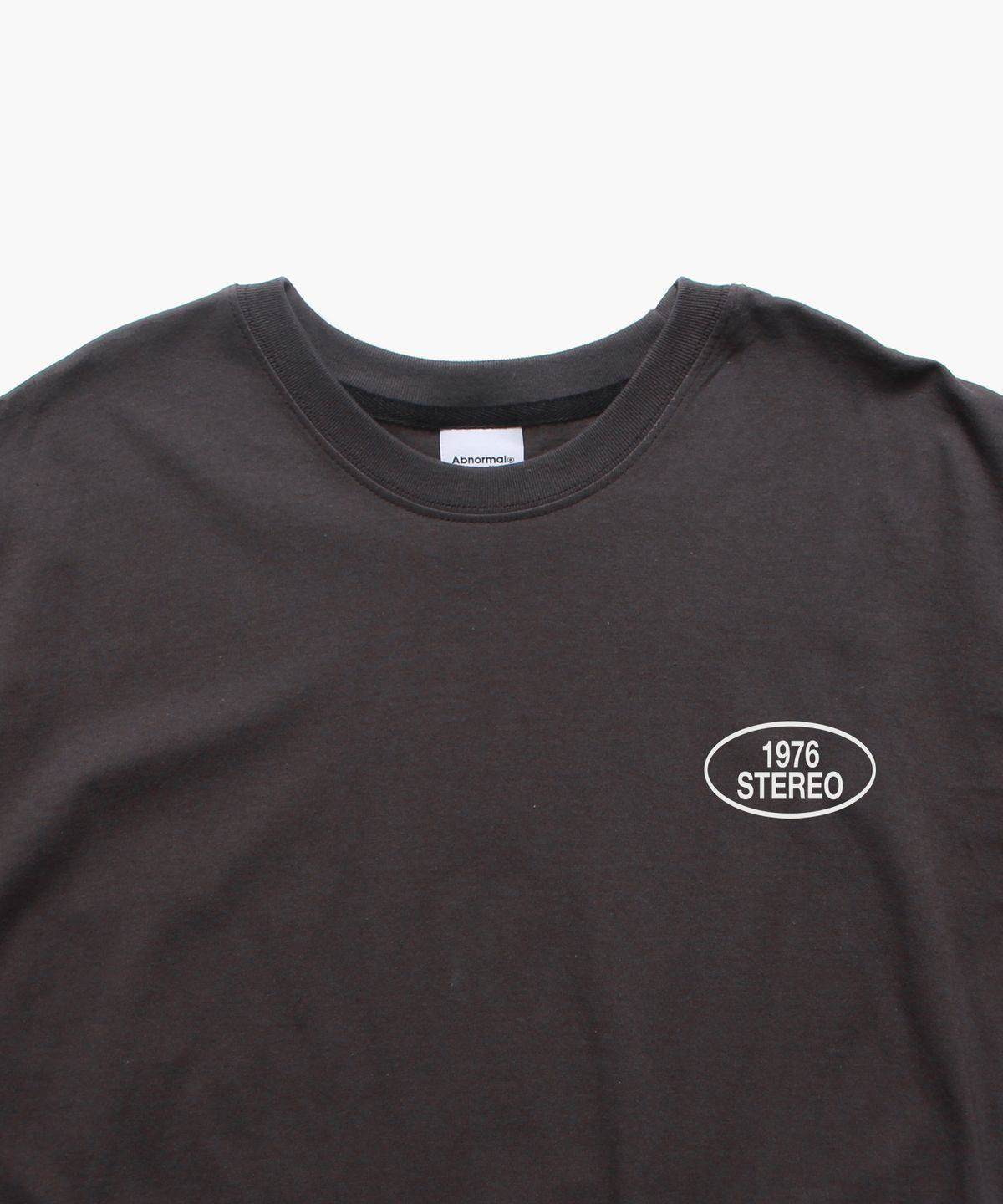 앱놀머씽(ABNORMALTHING) 사일런스 오버핏 티셔츠 차콜 (SILENCE T-SHIRT CHARCOAL)