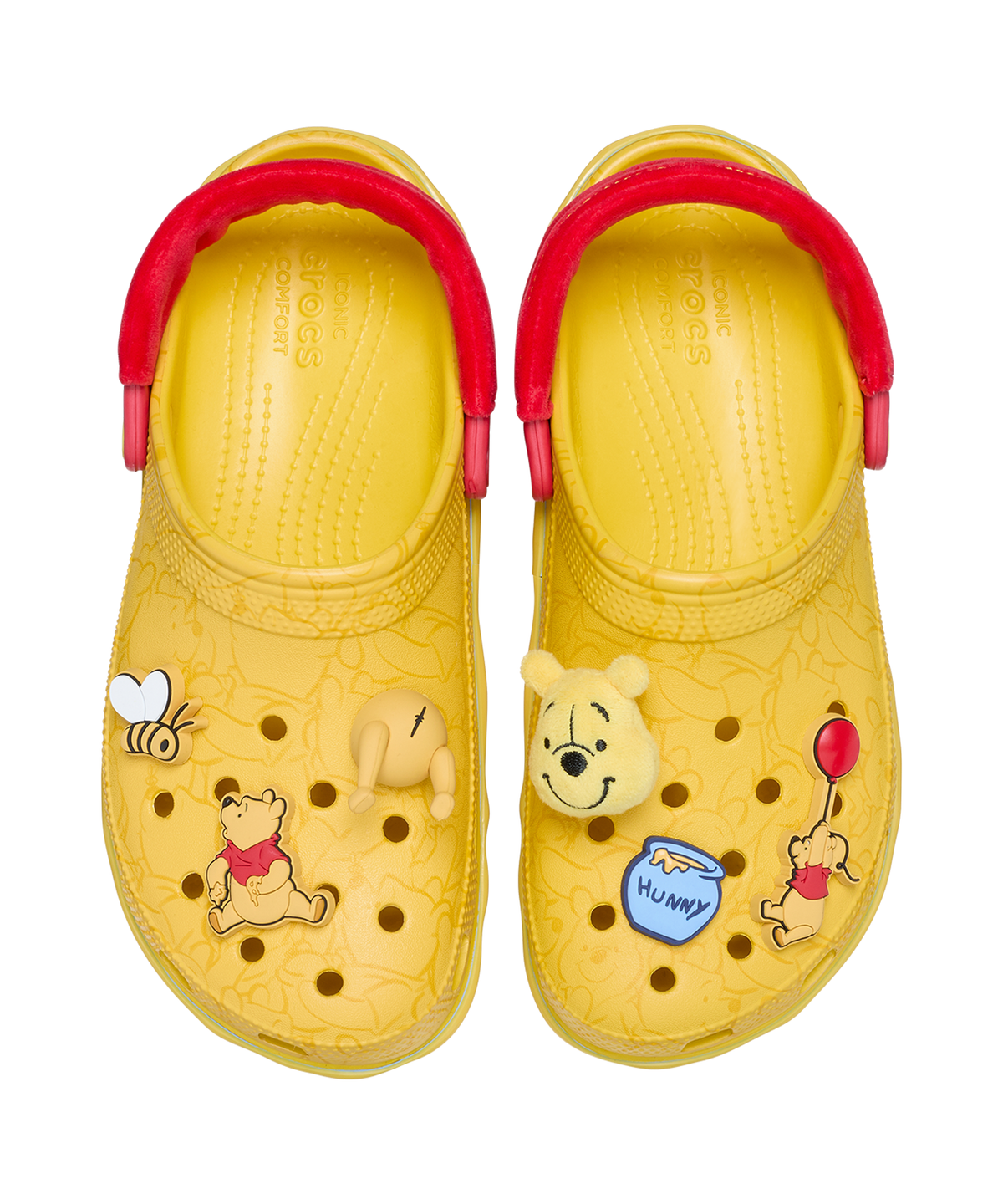 크록스(CROCS) 곰돌이 푸 클래식 플랫폼 클로그 우먼 - 멀티 / 211092-90H
