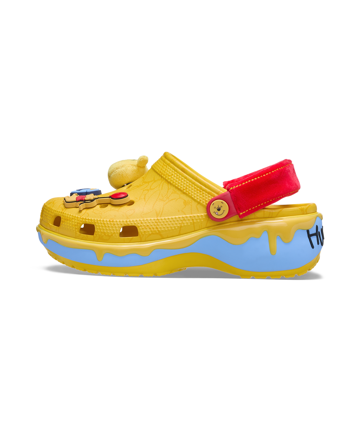 크록스(CROCS) 곰돌이 푸 클래식 플랫폼 클로그 우먼 - 멀티 / 211092-90H
