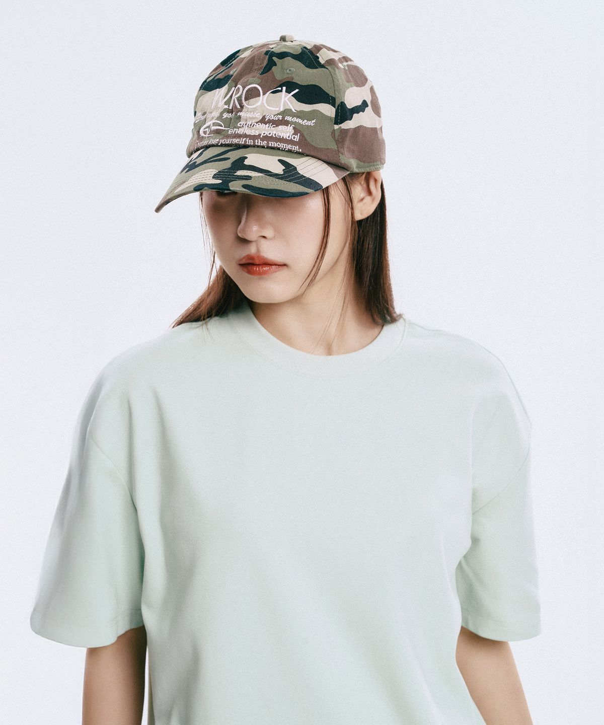 와일드락(WILDROCK) W.ROCK Color Combination Ball cap_CAMO