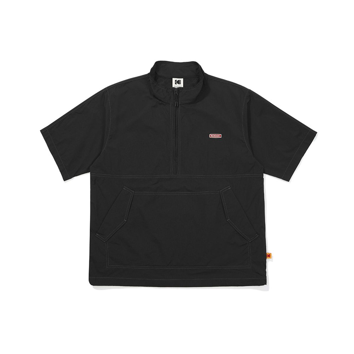 코닥(KODAK) 브리즈팝 스탠넥 아노락 BLACK
