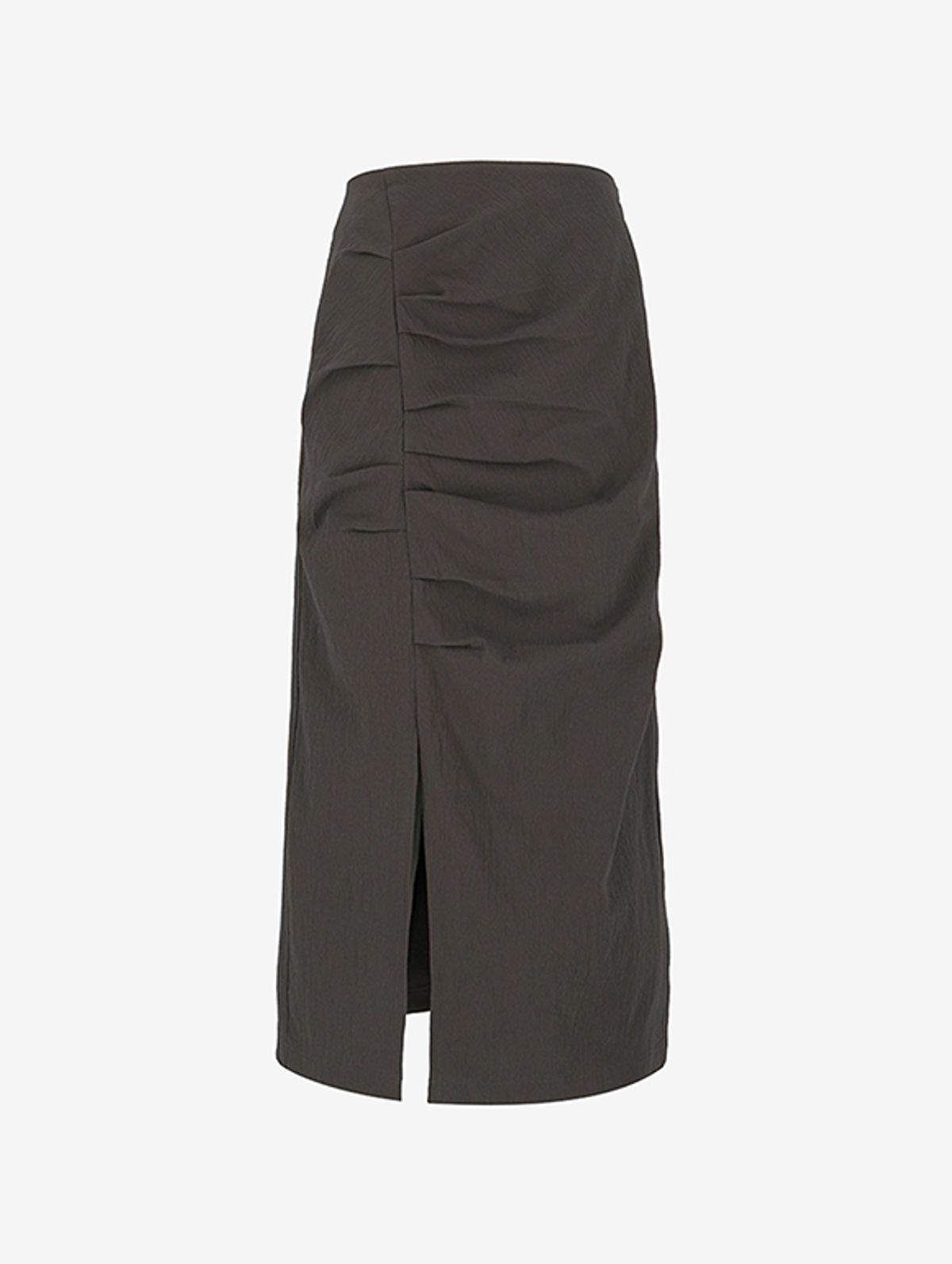 브이엔와이스튜디오(VNYSTUDIO) Unbalance Tuck Skirt_YB5SR10