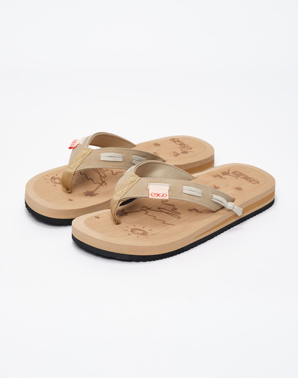 【23.65】25SS★ FEROBA Flip Flops MUSINSA | 23.65 FEROA Flip Flops - Potato Brown