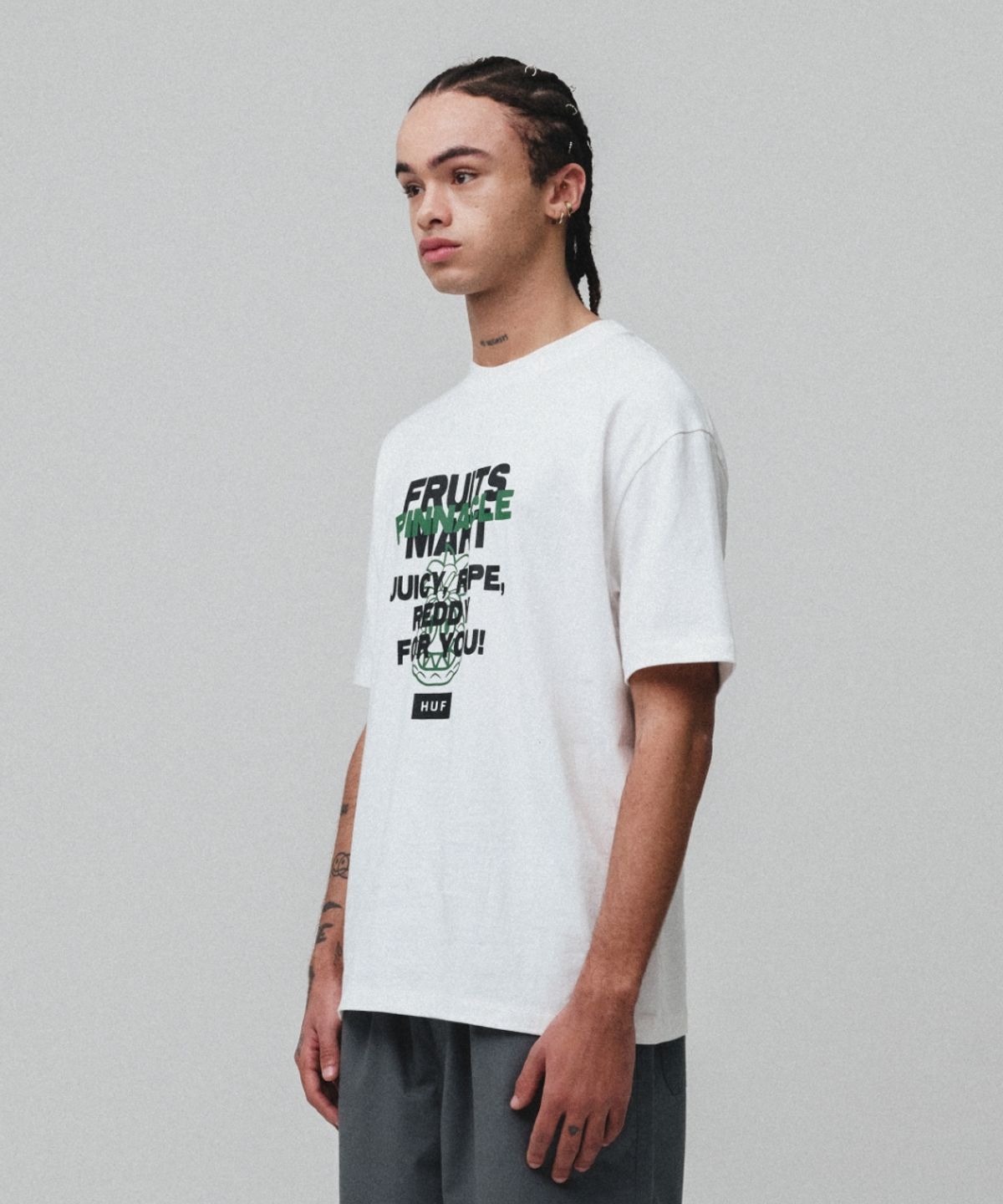 허프(HUF) PINNACLE FRUITS MART TEE [WHITE]