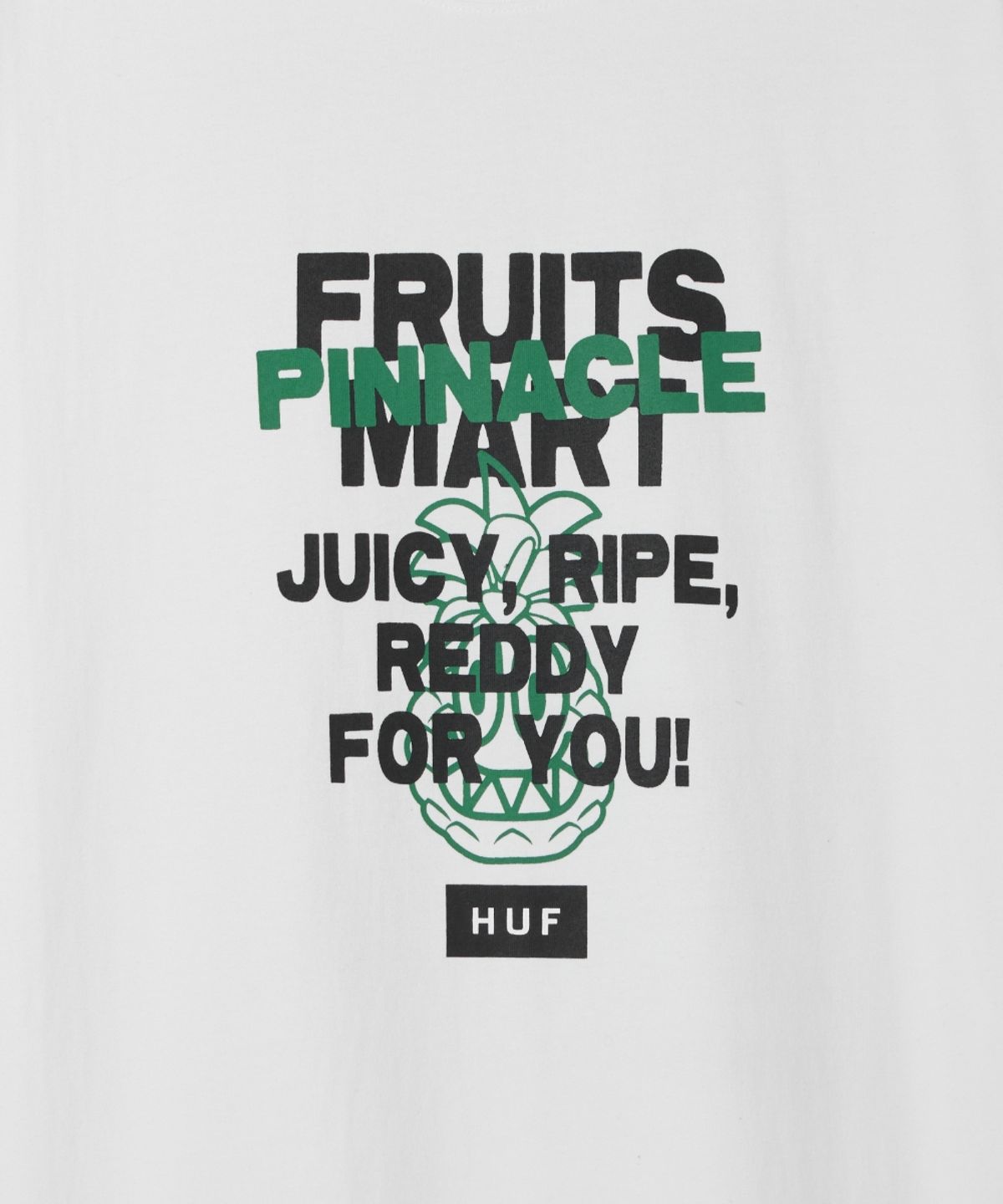 허프(HUF) PINNACLE FRUITS MART TEE [WHITE]