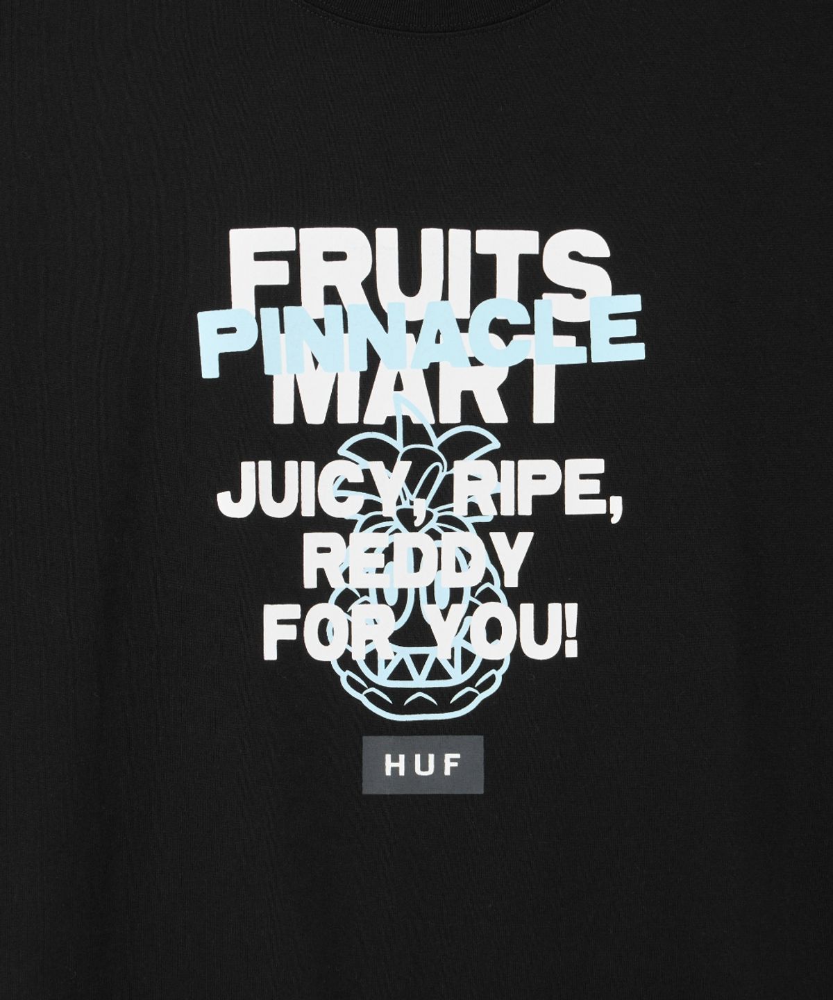 허프(HUF) PINNACLE FRUITS MART TEE [BLACK]