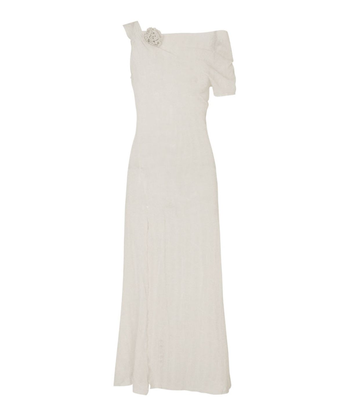 루루서울(LOULOUSEOUL) Wave Sheer Dress (Ivory)
