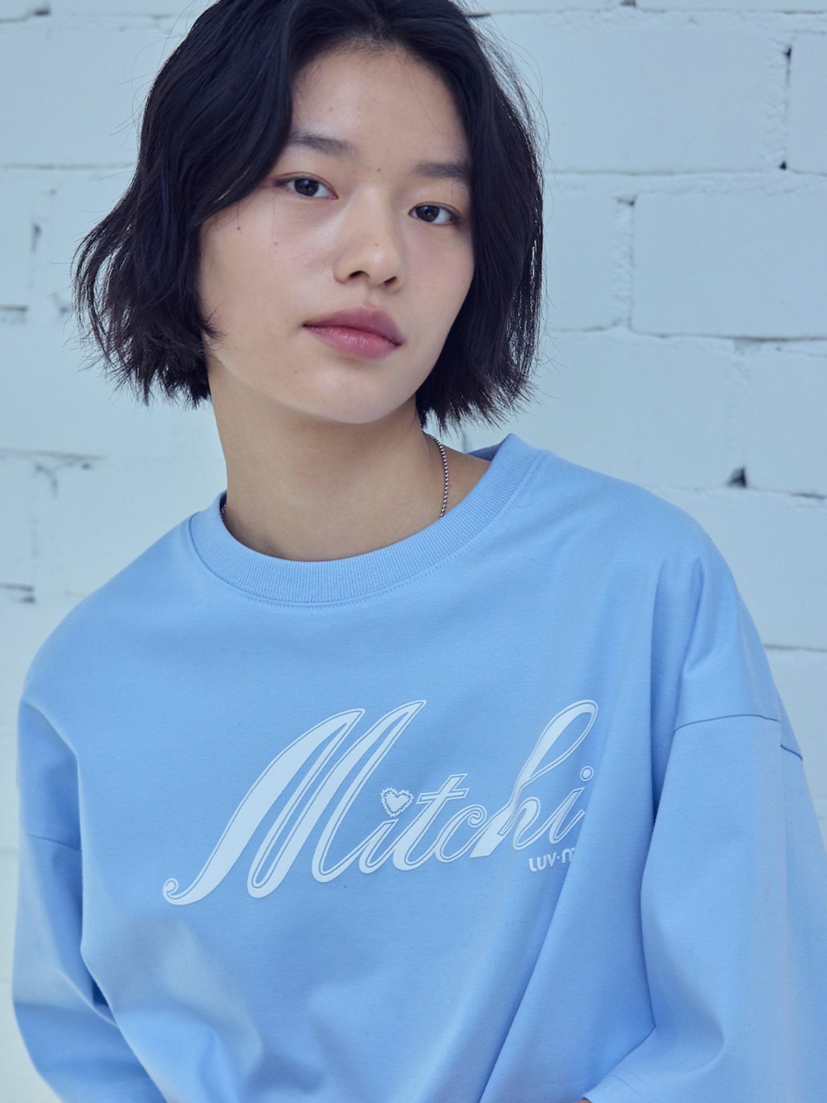 엘유브이엠(LUVM) MITCHI BLOUSON T-SHIRTS_SKY BLUE