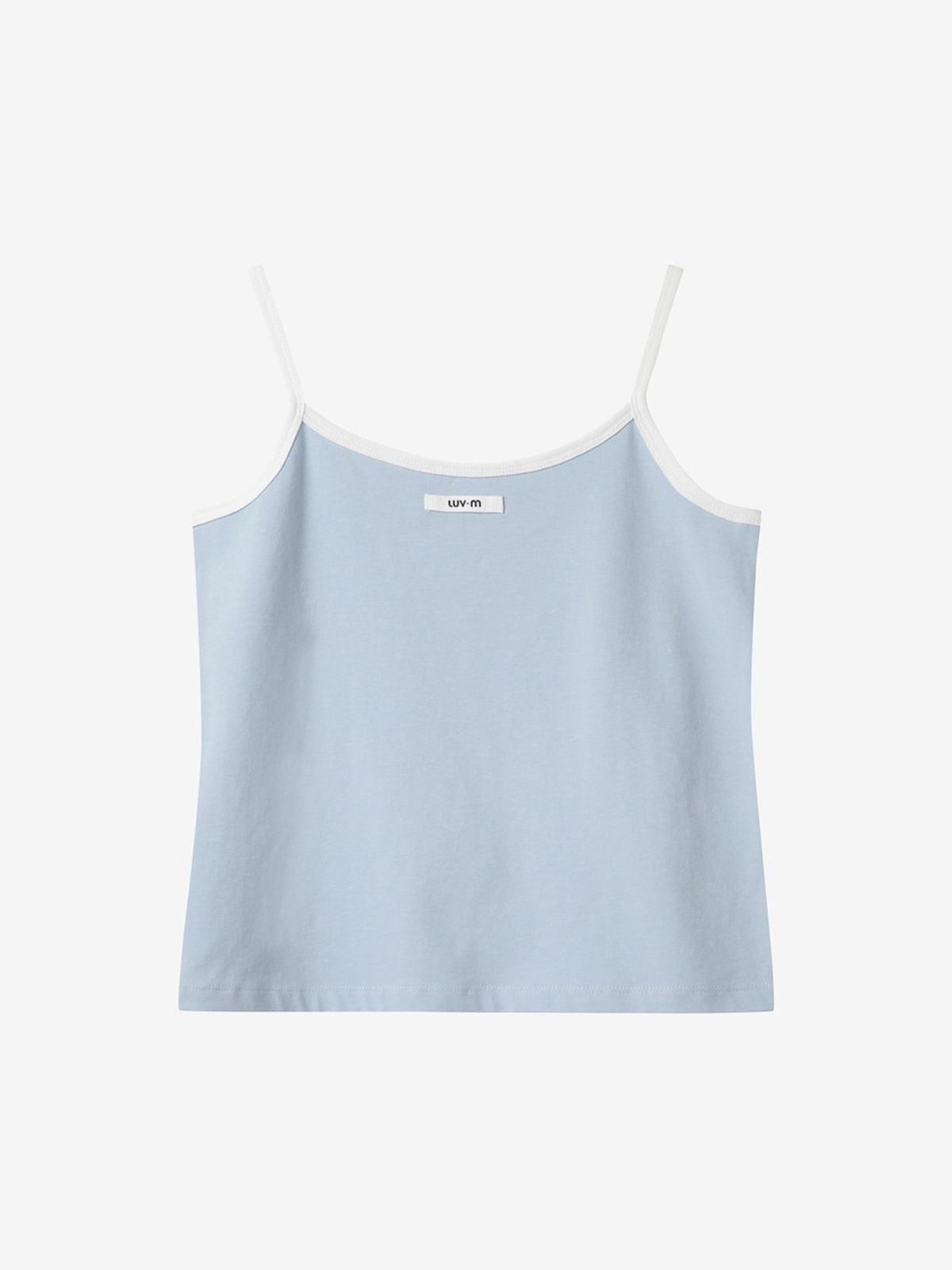 엘유브이엠(LUVM) SLEEVELESS LOGO TOP_SKY BLUE