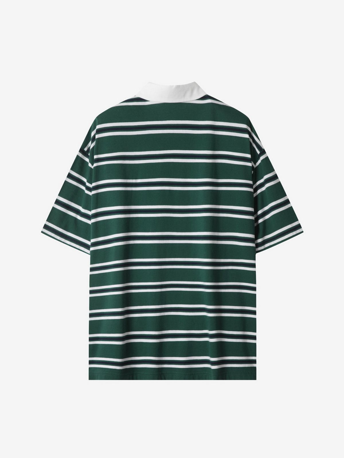 엘유브이엠(LUVM) UNISEX OVERSIZE STRIPE T-SHIRT_GREEN