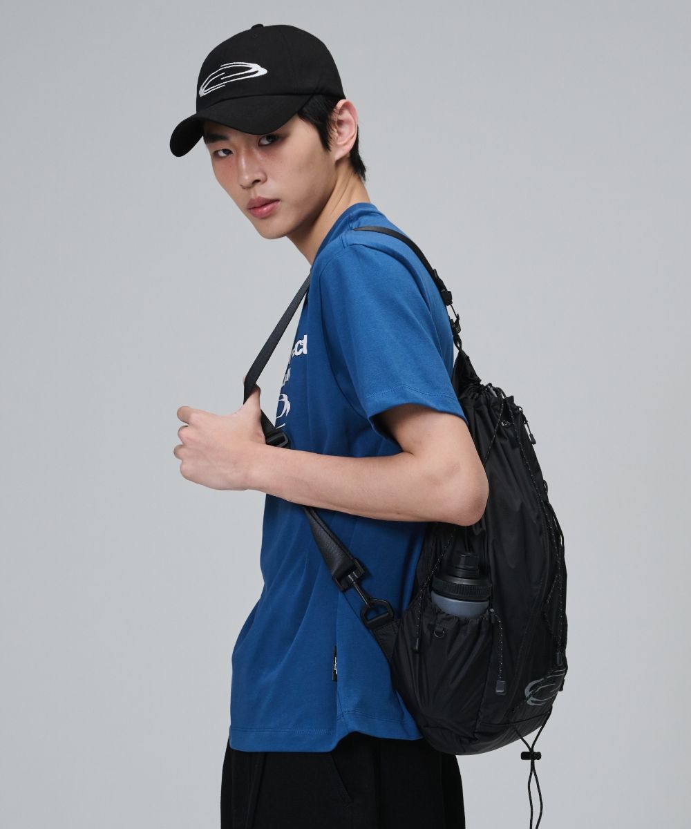 ★2025SS★OPENING PROJECT★Cross Zip Mesh Pocket String Bag MUSINSA | OPENING PROJECT Cross Zip Mesh Pocket String Bag
