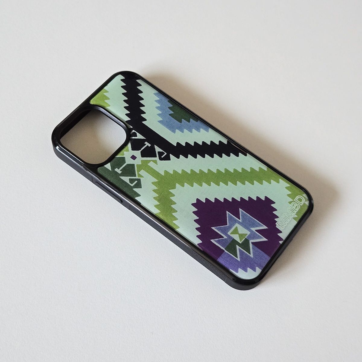 메모리즈바운더리(MEMORIESBOUNDARY) Vintage Navajo Weave Phone Case (Avocado)