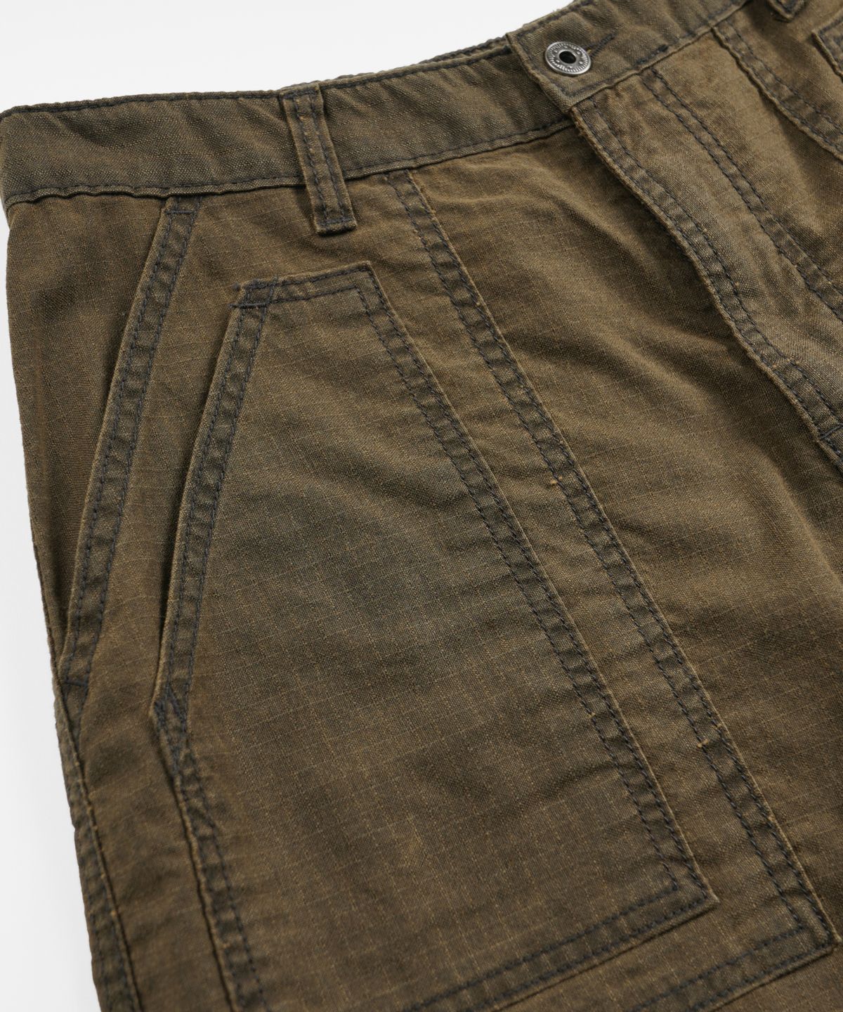 프리즘웍스(FRIZMWORKS) PIGMENT RIPSTOP FATIGUE SHORTS _ BROWN
