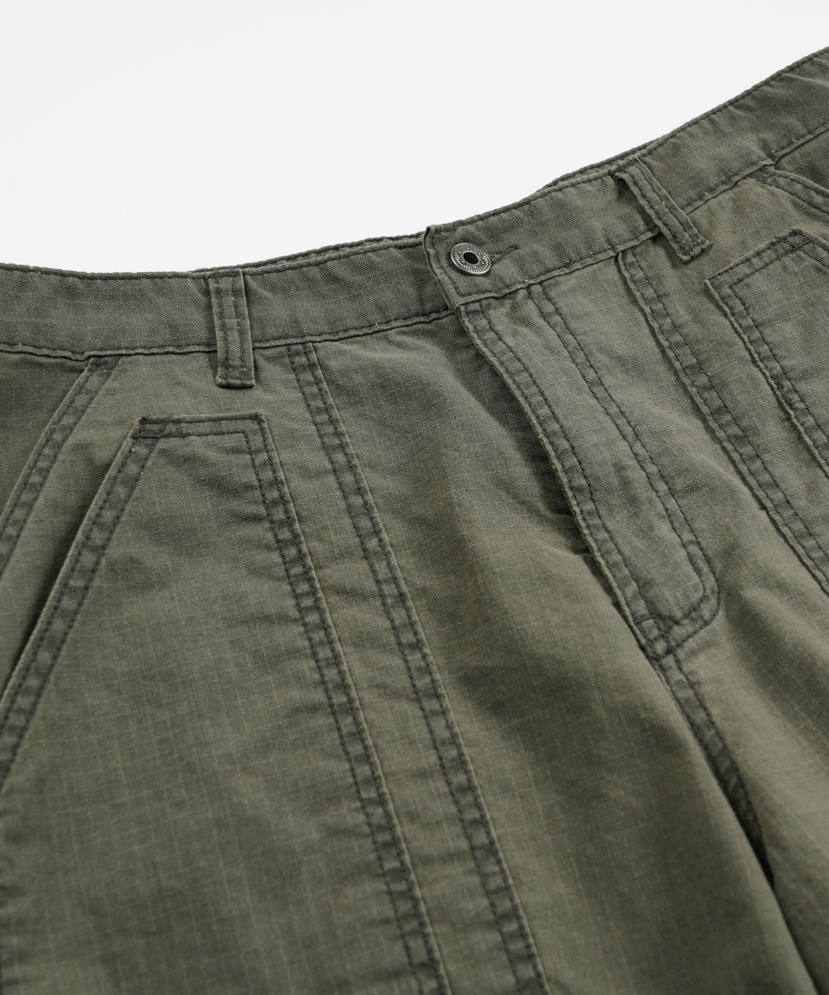 프리즘웍스(FRIZMWORKS) PIGMENT RIPSTOP FATIGUE SHORTS _ MUD