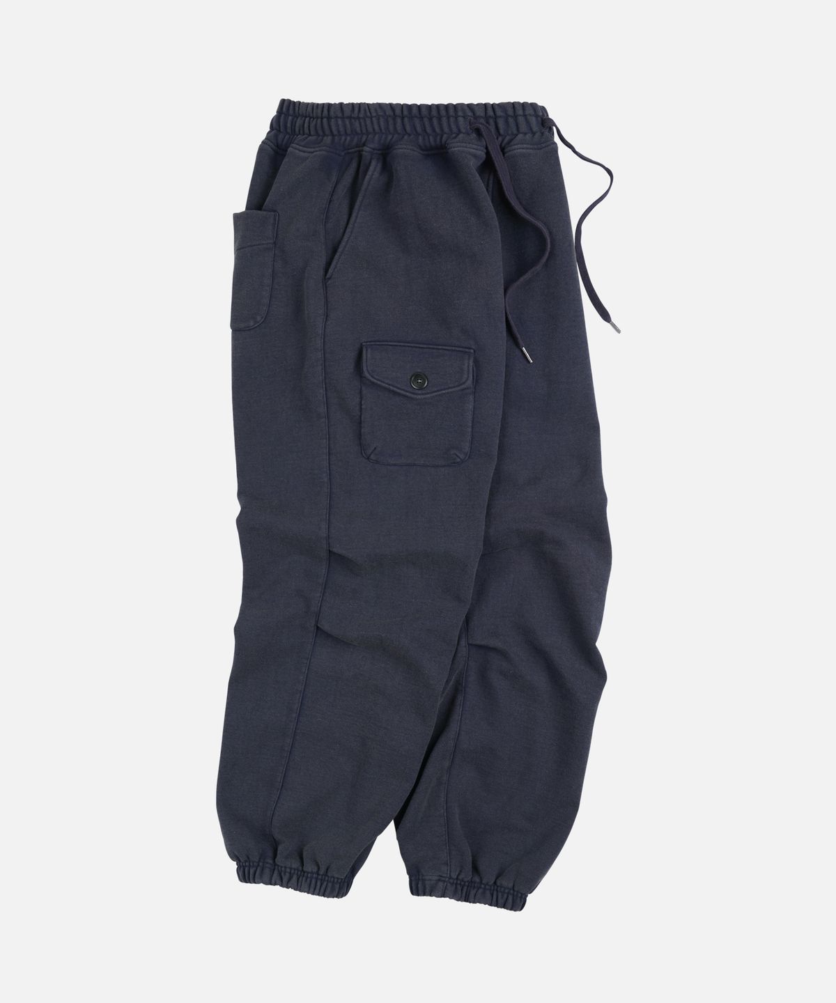 프리즘웍스(FRIZMWORKS) ARMY TWO TUCK SWEAT PANTS _ NAVY