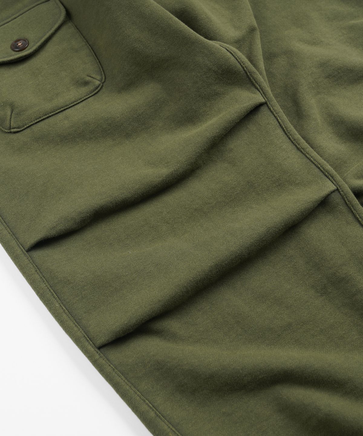 프리즘웍스(FRIZMWORKS) ARMY TWO TUCK SWEAT PANTS _ OLIVE