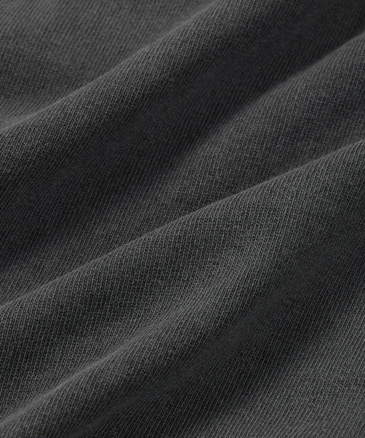 프리즘웍스(FRIZMWORKS) CIGARETTE POCKET PIGMENT DYEING TEE _ CHARCOAL