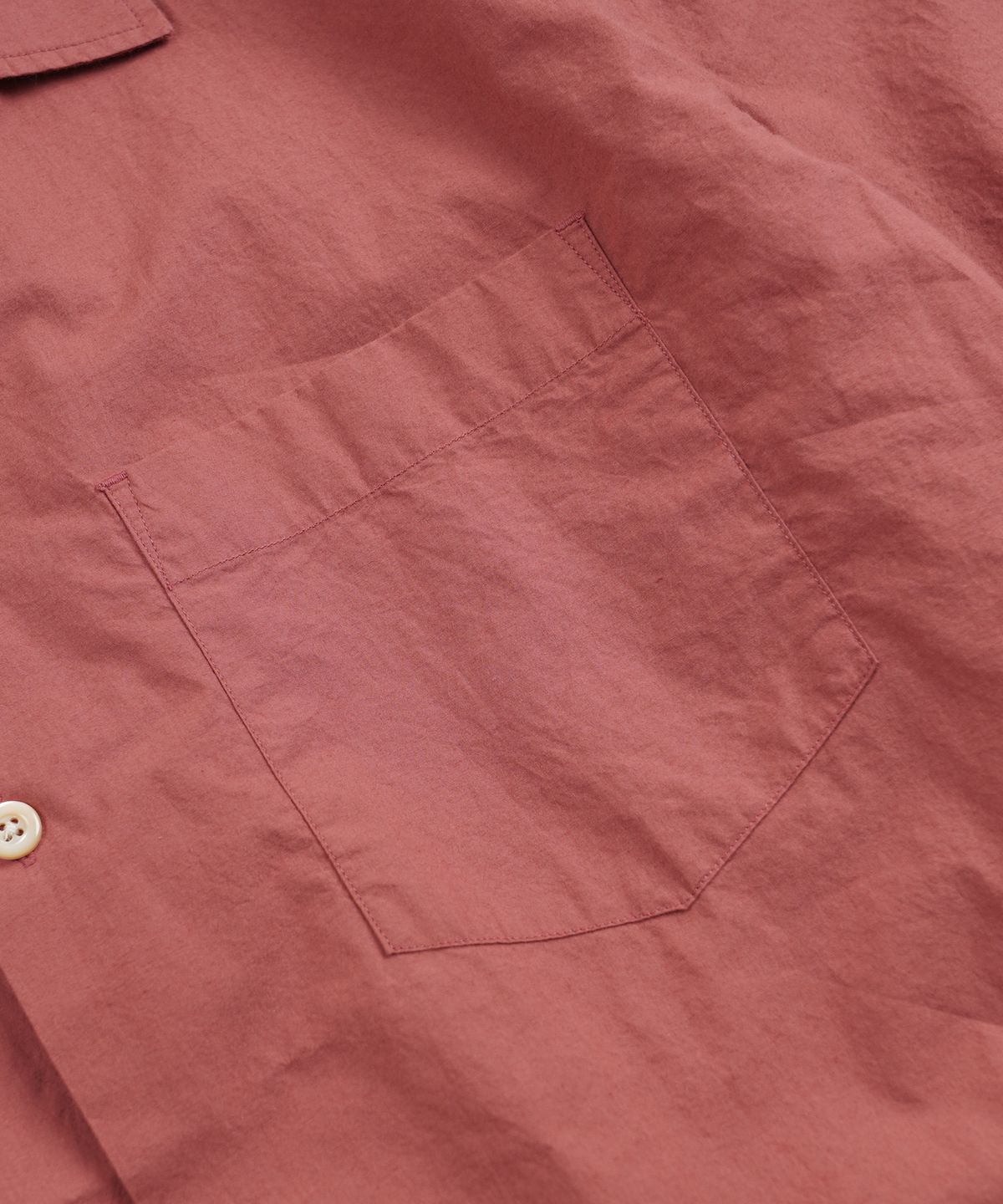프리즘웍스(FRIZMWORKS) CORAL NEEDLEWORK HALF SHIRT _ BRICK